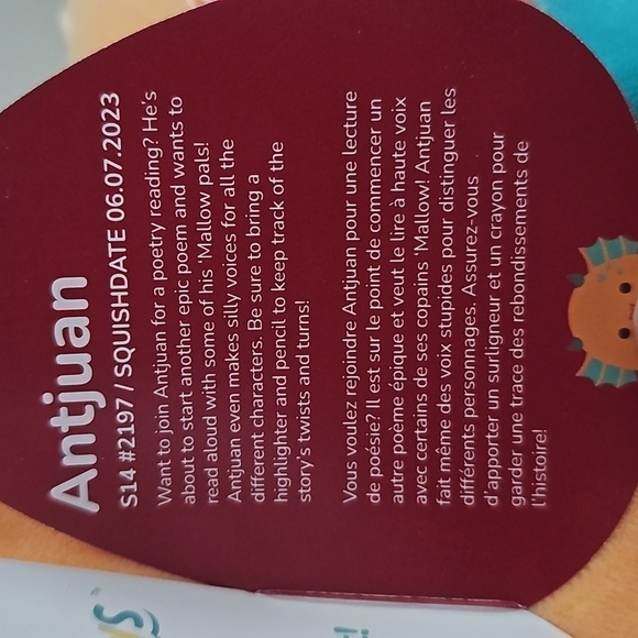 New 14-inch Antjuan Orange Sea Monster Squishmallow - Picture 4 of 5